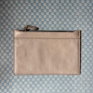 orYANY Greige Leather Pouch